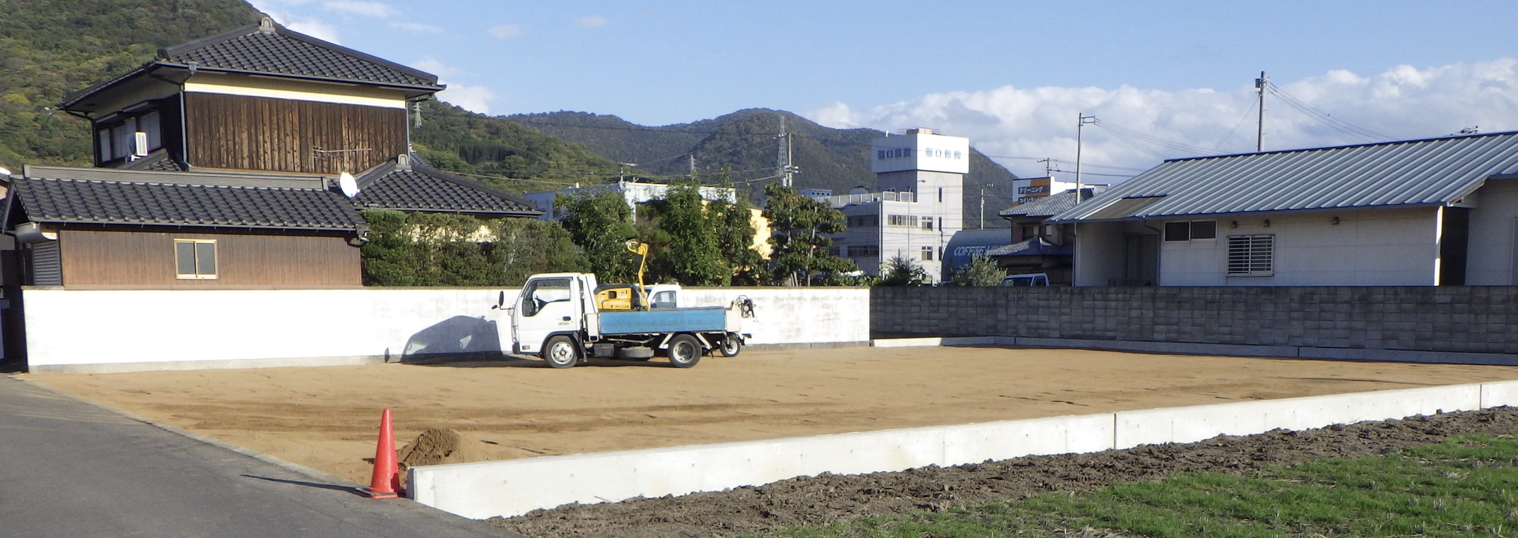 坂出市川津町造成工事